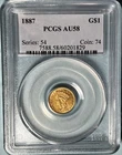 1887-P Gold Dollar — photo from another recent sale