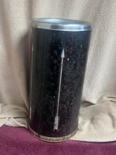 Cenicero MCM de colección alto de pie flecha de metal cromado 20” de alto 10” de ancho años 60?
