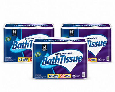 Member's Mark Ultra Premium 2-Ply Toilet Paper 45 rolls, 235 sheets/PACK OF 3