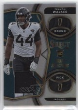 2022 Select Draft Selections Memorabilia Silver Prizm 49/99 Travon Walker bn5