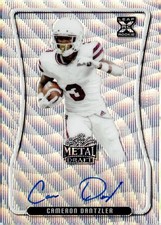2020 Leaf Metal Draft #BA-CD1 Cameron Dantzler Wave Silver #/50
