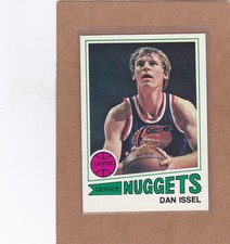 1977-78 TOPPS BASKETBALL WHITE BACK DAN ISSEL #41 NUGGETS NM/NM+ *A46396