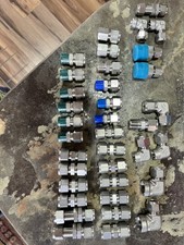 Lot of 52 Parker 8-8 FBZ-SS CPI Inch Tube Male Connector 316 - New