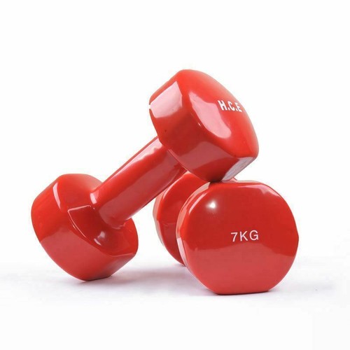 0.5-10KG Anti-Slip Vinyl Dumbbell Pair Weightlifting Dumbbell Set Barbell Weight - Picture 37 of 47