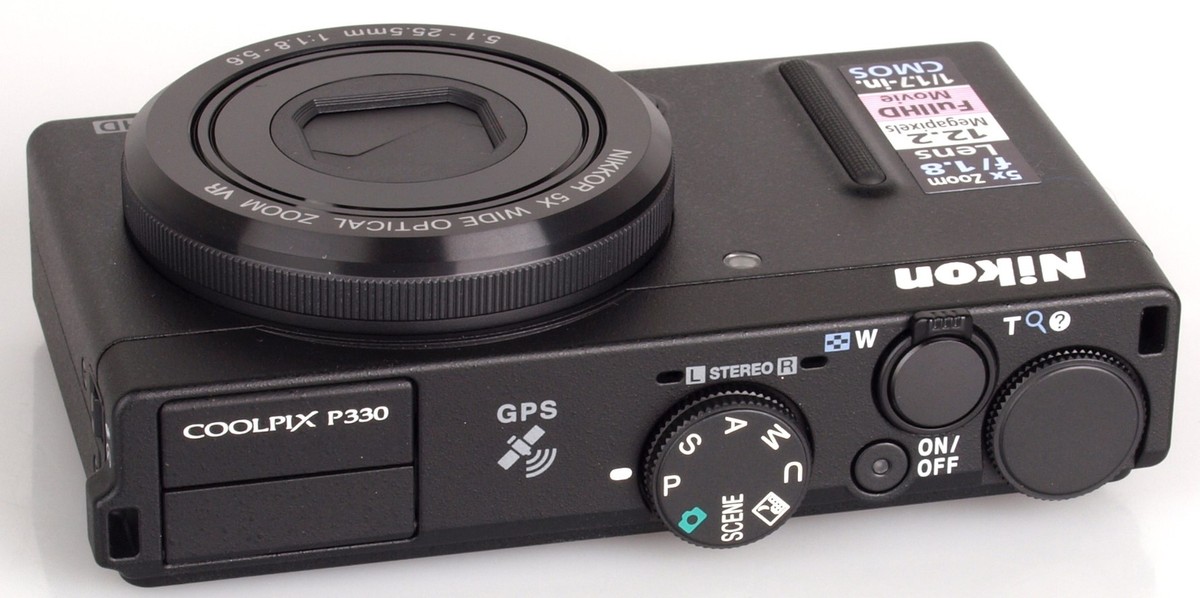 Nikon COOLPIX P330 12.2MP Digital Camera - Black English w/battery