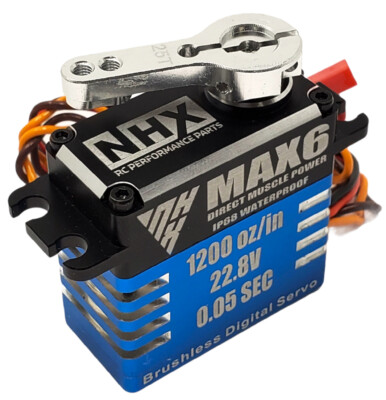 NHX MAX6 High Torque / High Speed Brushless Servo :1/10 E-Revo VXL /Stampede 4x4