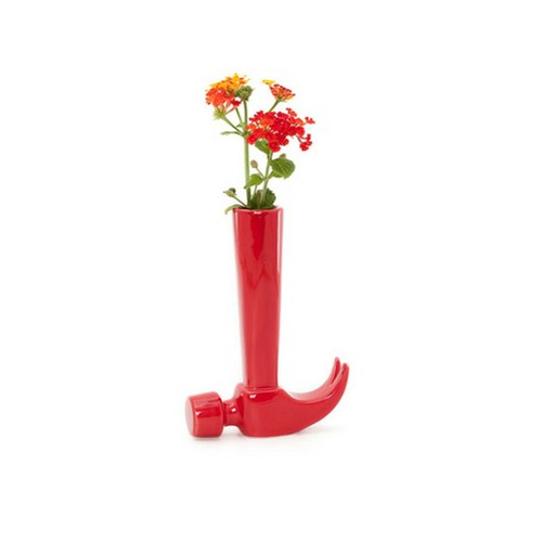 Vase Rohr Hammer Helio Ferretti Keramik Abfluss Blumenvase Werkzeug Übertopf - Picture 14 of 17