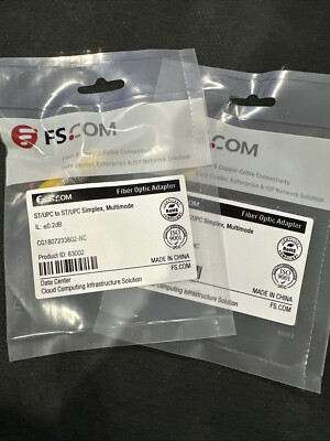 ST/UPC to ST/UPC Simplex Multimode Metal Fiber Optic Adapter