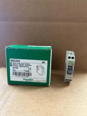 GB2CD20 TeSys GB2 021496 circuit breaker 1 P + N, 12 A (price is per 1 breaker)