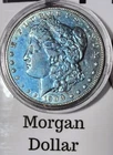 1900 O Morgan Silver Dollar New Orleans Mint Uncirculated $1 Coin Toning