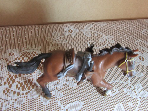 916Z Vintage 2001 Papo China Caballo A Galope Vaquero COLT Far Oeste 1:20 - Imagen 8 de 9