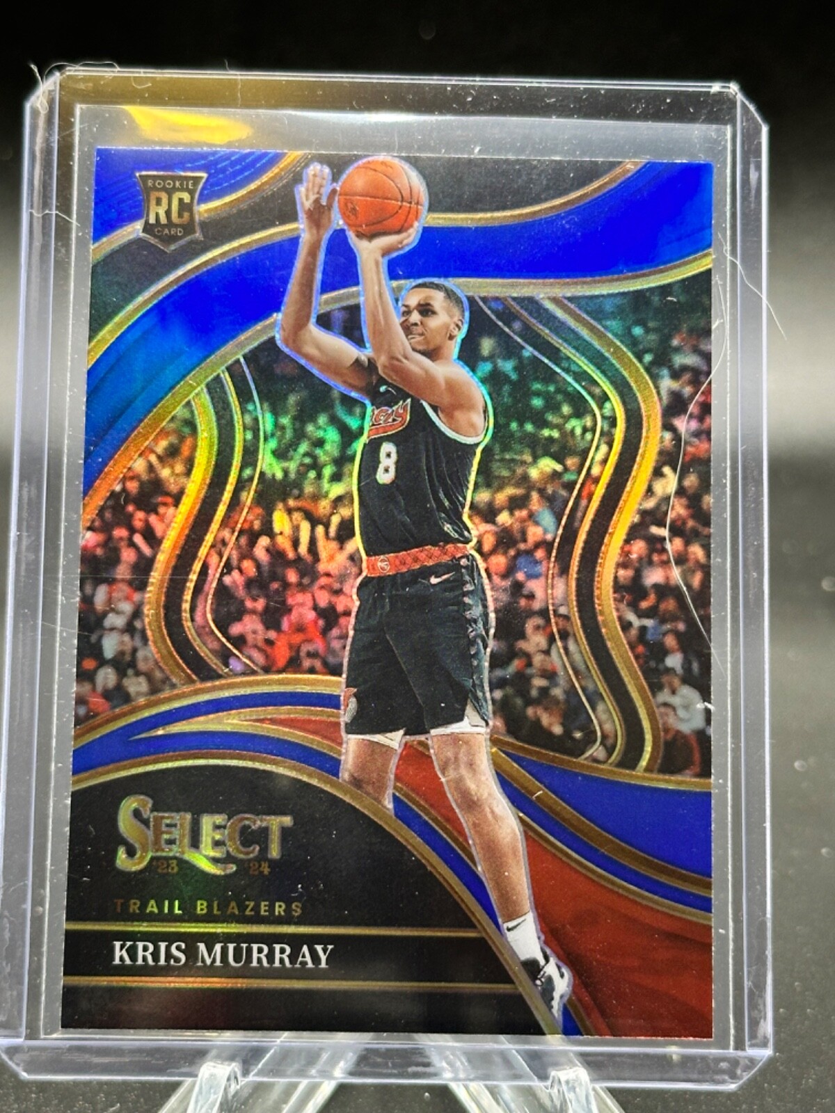 2023-24 Panini Select Kris Murray COURTSIDE Blue Prizm Rookie Trail Blazers RC