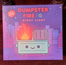 100 Soft Lil Dumpster Fire LED Night Light Vinyl Figure 5 Collectible 2020 New