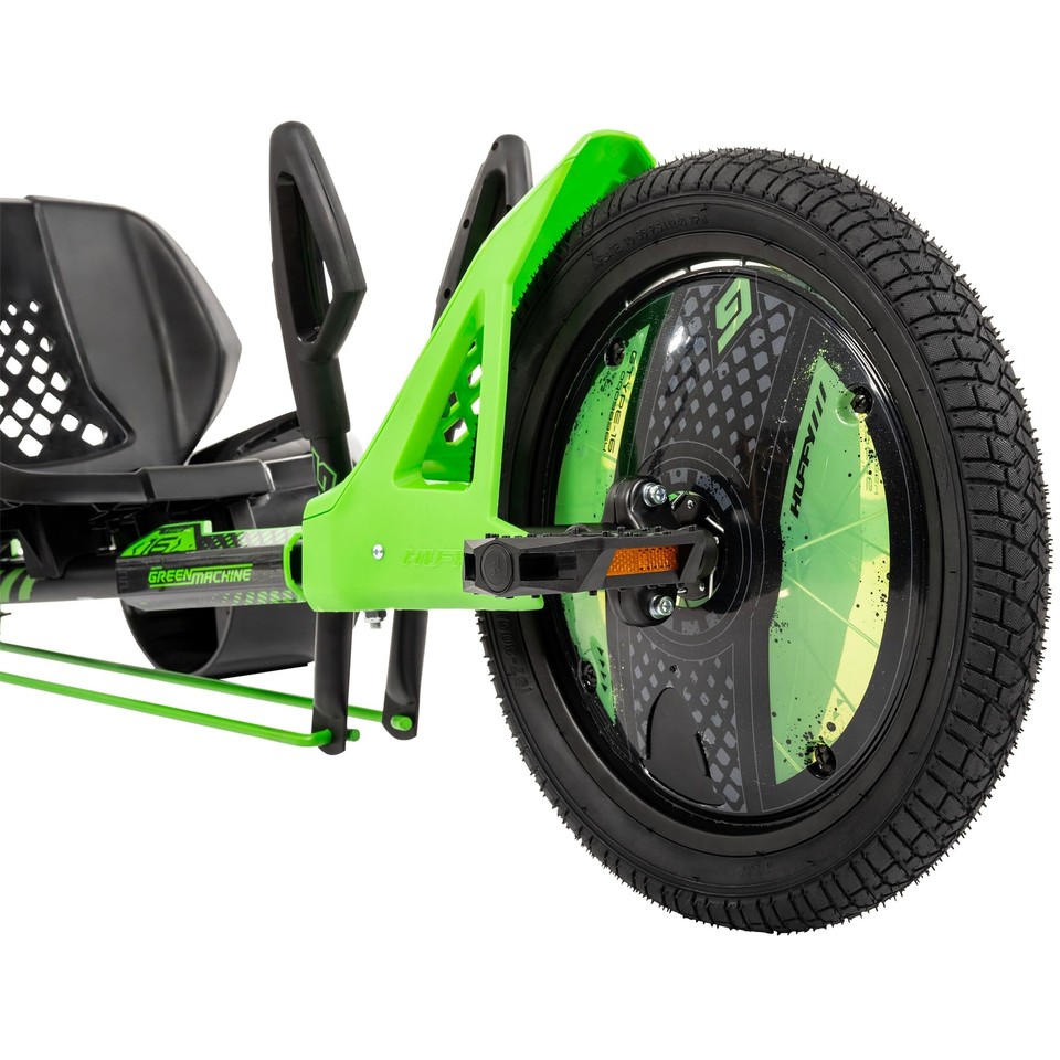 Green Machine 16 Inch Drift Trike, Sleek Ergonomic Design, Adjustable