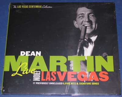 DEAN MARTIN Live From Las Vegas CD NEW SEALED 1960s Rat Pack OOP Sinatra 