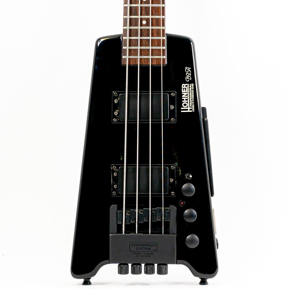 1988 Hohner Steinberger B2A Headless Electric Bass Black w 1988 Hohner Steinberger B2A Headless Electric Bass Black w