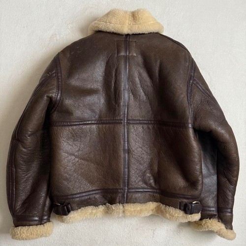 Schott Type B-3 Flight Mouton Jacket Size 40 Made in USA - Picture 2 of 10