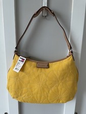 Vintage Tommy Hilfiger Yellow Canvas Spring Tote Purse New With Tags