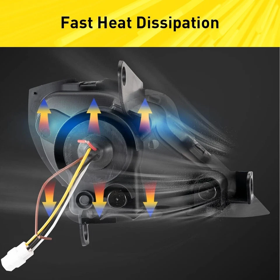 Juego de pares de faros LED para YAMAHA RAPTOR YFZ 450 700 700R YFM 250 350 2006-2025 Foto 2 de 4