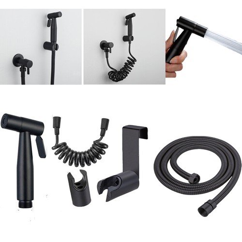 Stainless Steel Toilet Sprayer Set Handheld Shower Head Spray Gun Bathroom Kit - Picture 2 of 35