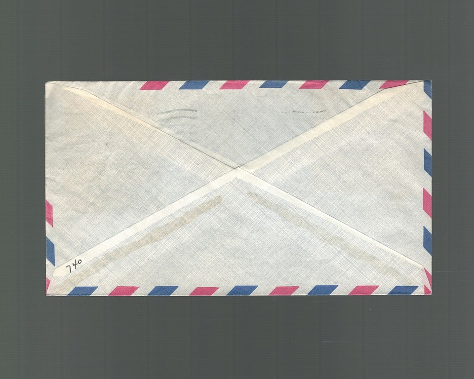 US First Flight Cover Homer Louisiana Municipal Airport 1972 Signed by