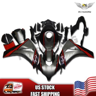 Plastic Fairings Fireblade 2008 2011 Black White Drog Bodywork CBR 1000 RR 2010