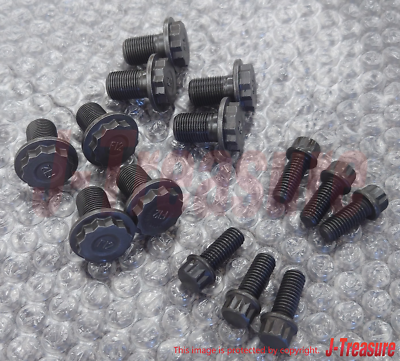 HONDA Genuine Flywheel Pressure Plate Bolt Set 90011-PNA-B00 x8