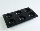 6 Semi Sphere Silicone Bakeware Mould Dome Chocolate Bombe Pan COLOUR MAY VARY