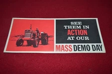 Massey Ferguson Demo Day Tractor Demo  Dealer's Brochure YABE16 