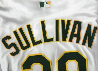 OAKLAND A'S #29 SULLIVAN WHITE BUTTON-DOWN AUTHENTIC MLB OAKLAND A'S #29 SULLIVAN WHITE BUTTON-DOWN AUTHENTIC MLB