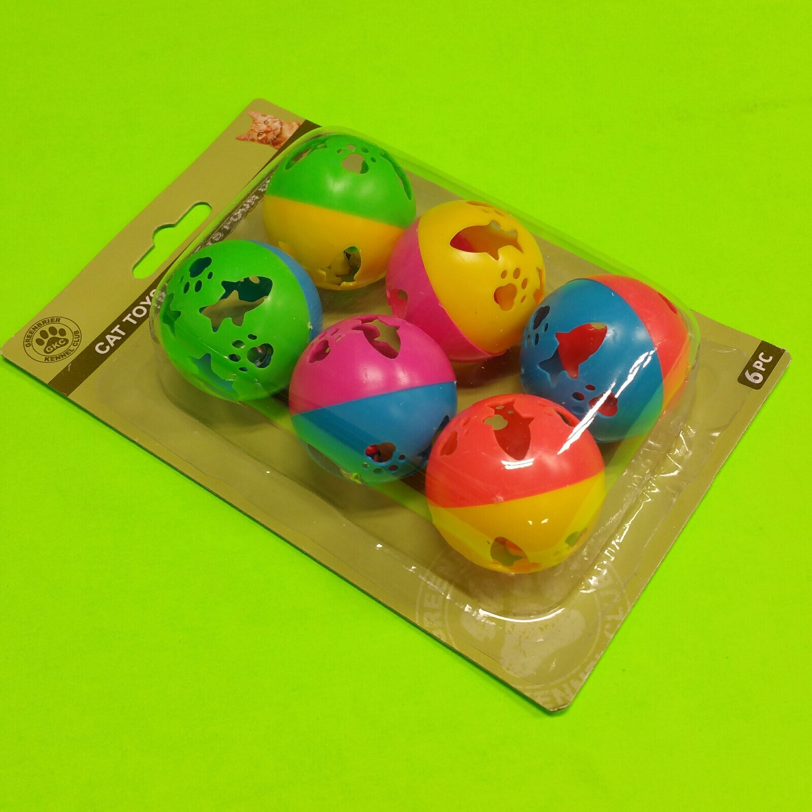 cat balls with bells inside