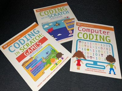 DK Workbooks Coding in Scratch Projects Challenge Intro to Computer Program STEM