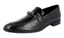 PRADA KANGAROO Leather Loafer Dress Shoes - 2DC173 - Black NEW -  US 11 EU 44