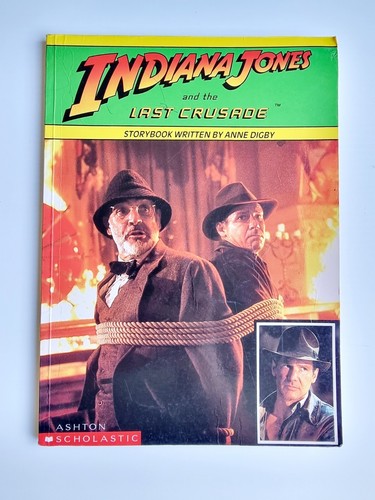 Indiana Jones and the Last Crusade - Storybook by Anne Digby - 1989 vintage