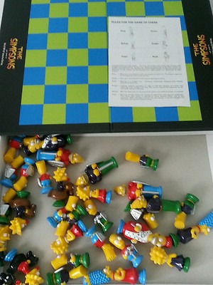The Simpsons 3D chess game 1992 | eBay