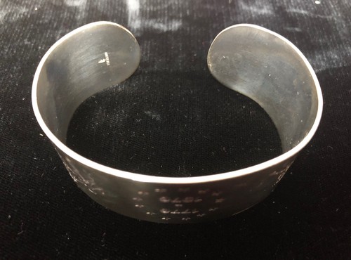 Schönes 0,925 Sterlingsilber zweihundertjähriges Manschettenarmband 1776-1976 33,4 g - Bild 11 von 11