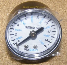 3740-0049-00 Air Pressure Gauge Dyna Glo  Dura Heat Thermoheat Heaters