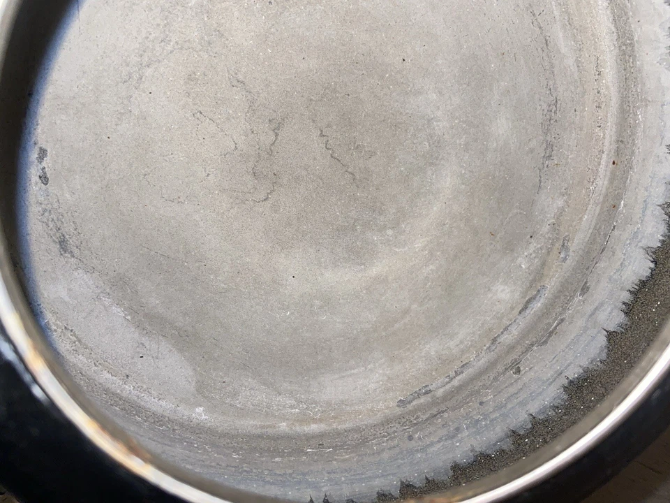 Tetera vintage Le Creuset esmalte negro 2,2 cuartos 2,1 litros tetera rara Foto 4 de 4