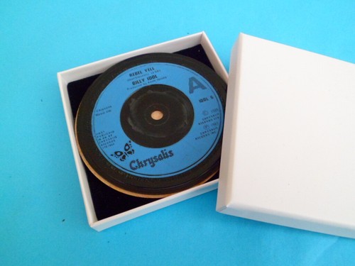 DRINKS COASTERS - Upcycled Vinyl Records Original Singles Vinyl Records - List B - Picture 250 of 536