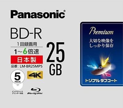 Panasonic 6x Blu -ray Disc one -sided 1 layer 25GB (postscript