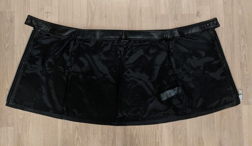 AllSaints Black Lena Faux Leather Skirt WL045P - Size UK 10 EU 38 US 6 - Picture 6 of 7