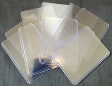 10 Top Loaders Standard Trading Card Protector Cases Good For Shipping 3" x 4"