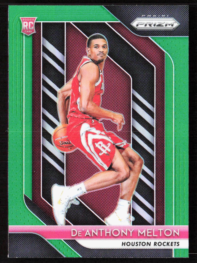 2018 Panini Prizm De'Anthony Melton Green Rookie Card RC   #4 Houston Rockets