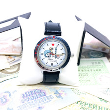 🚀 Rare Amphibian Yuri Gagarin Vostok Wostok Watch Commander Military USSR 🛠