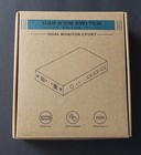 Steetek 4K@60Hz HDMI KVM Switch 2 monitory 2 komputery USB 3.0 KVM Switch
