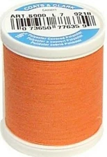 Coats & Clark ~ Dual Duty All Purpose Thread, 125 yd ~ (S900-9218 Bright Coral)