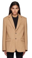 Bnwt Wardrobe Nyc Contour Blazer In Tan. Size L. £925