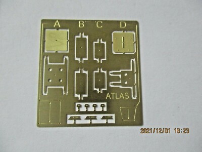 Atlas # BLMA92 Locomotive Antenna Stands Four Styles w/Mounting Brackets N-Scale