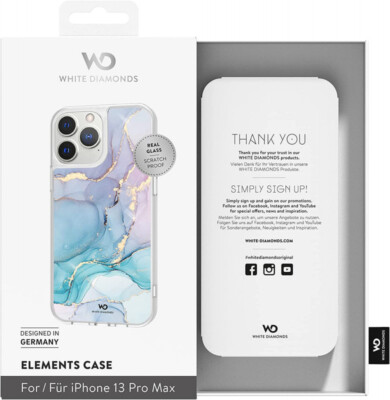 White Diamonds Tough Elements Case Apple iPhone 13 Pro Max Schutzhülle Cover 030