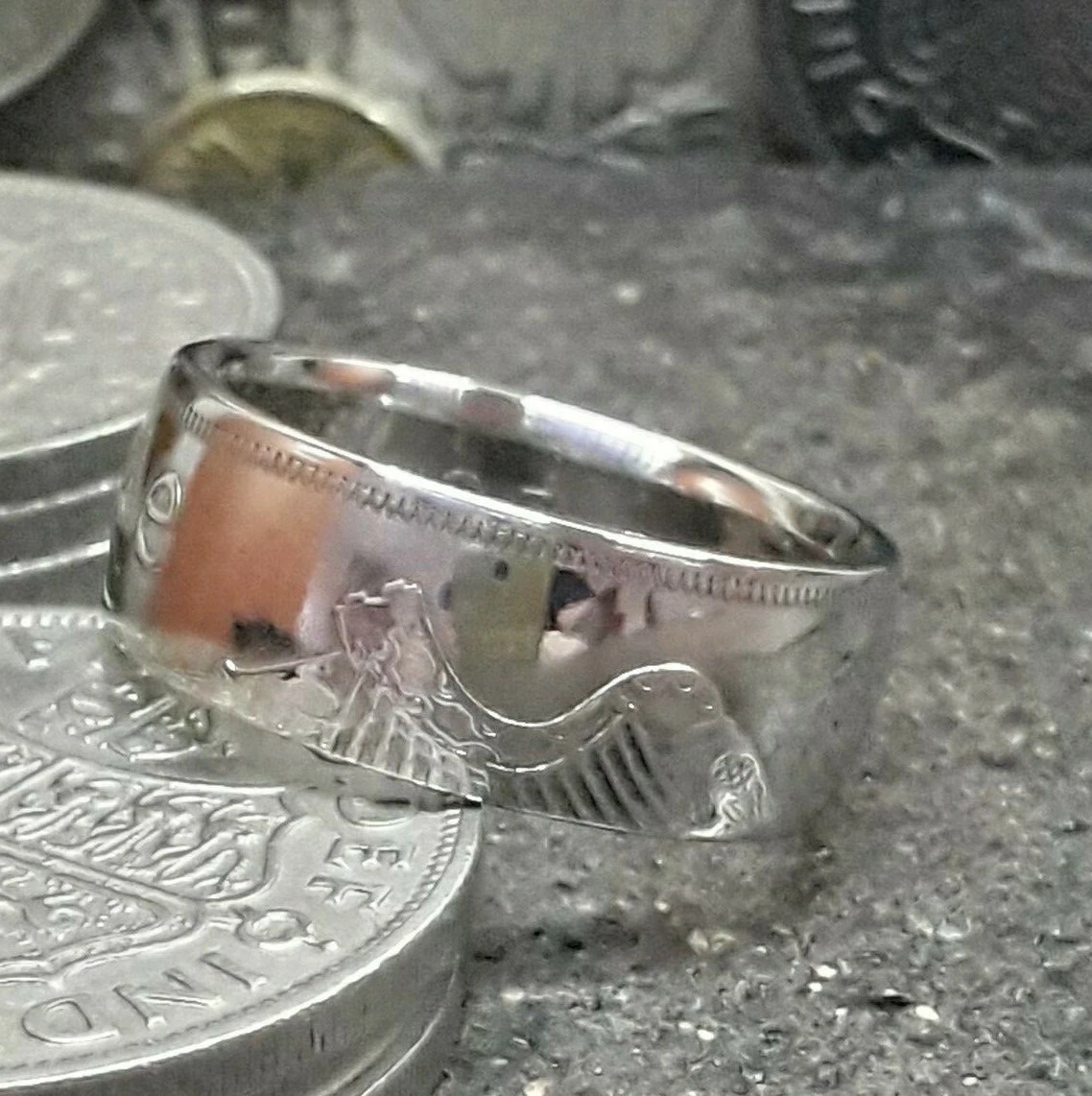 Irish coin shop ring